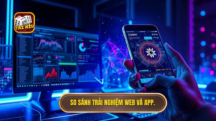 Tài xỉu không cần tải app: Xu hướng giải trí hiện đại và tiện lợi năm 2024 2 So sánh trải nghiệm Web và App.