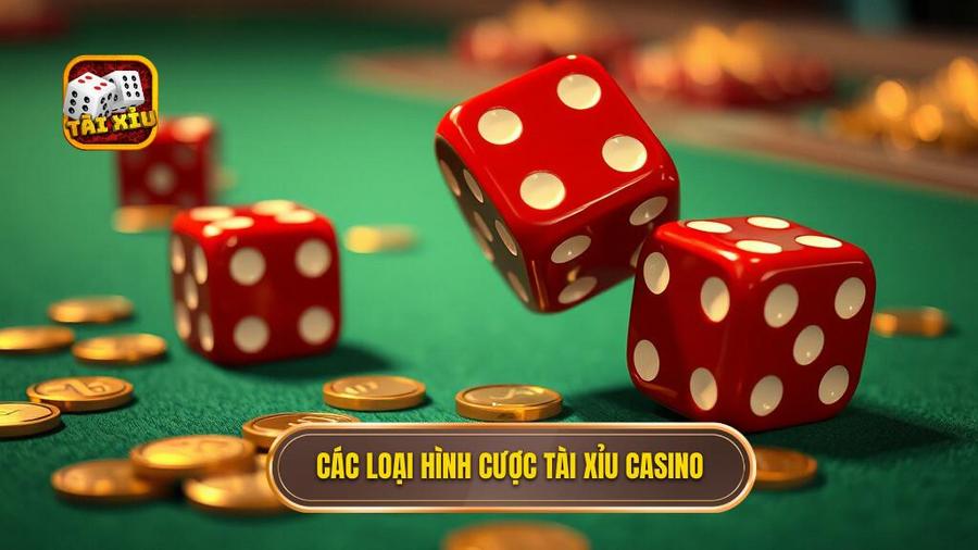 Tài xỉu Casino: Nghệ thuật chinh phục những con số và chiến lược từ chuyên gia 2 Các loại hình cược tài xỉu casino